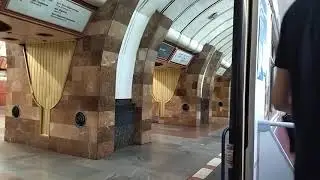 81-714.5 #0581 в составе поезда 0190-0191, ст.Метростроителей-ст.Победа, г.Харьков