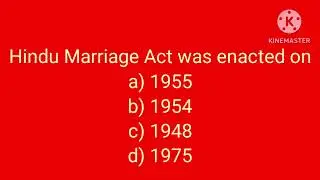 JEMSc Nursing- 2024,Hindu Marriage Act