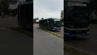 Man Lion's City 12E #012 na linii 49 w kierunku pętli Os. Słoneczny Stok
