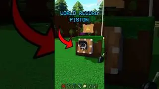 WORLD RECORD PISTON TO TREASURE IN BUILD A BOAT