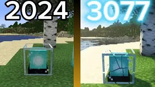Minecraft physics 2024 vs. 3077
