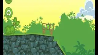прохождение игры Bad Piggies  1 уровень