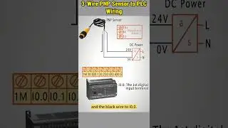 PNP Sensor to PLC Wiring 