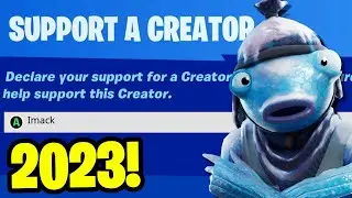 How to Get a SUPPORT-A-CREATOR CODE in Fortnite 2023!