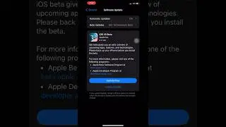 Install iOS 18 Beta #ios18beta #ios18 #apple