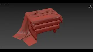 Modeling Fabric by Cloth Modifier in 3dsMax
