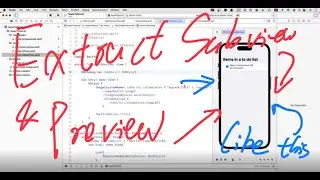 【IOS Mini Project】Project Super To Do List】8 how to extract Subview, and how to customise preview