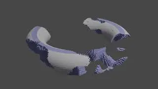 Blender geometry nodes - Torus built from cubes (failure) (3.2 alpha)