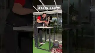 Armwrestling training  backpress 60 KG #armwrestling #training #ermesgasparini #devonlarratt #biceps