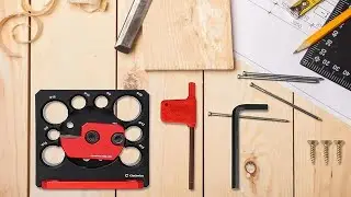 Dowel Maker Jig with Carbide Blades / Electric Drill / Milling Dowel / Round Rod Auxiliary Tool