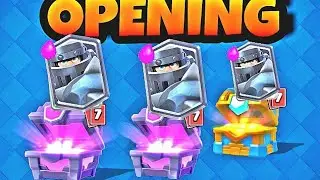 MEGA KNIGHT HERE: OPENING 2 FREE MAGICAL CHEST AND LVL 10 CLAN CHEST/CLASH ROYALE