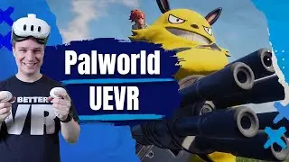 Palworld in VR! Tutorial and Gameplay