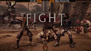 Kombat Cup Week 2: Noble Raptor vs EC Lion | MKX | Mortal Kombat X