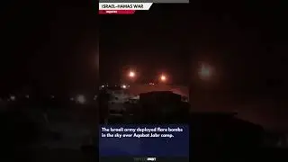 Israeli Flares in Aqabat Jabr Camp