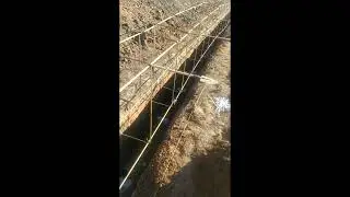 ФУНДАМЕНТ.ленточный фундамент. strip foundation.