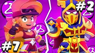 The 10 BEST *EPIC* Brawl Stars SKINS 🟣🤩
