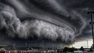 3 minutes ago ! The most terrifying clouds appears over Gaza