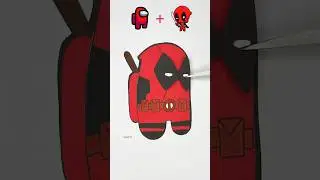 Deadpool as a Among Us Puzzle !! Deadpool Transformation into Among Us #deadpool #amongus #puzzle