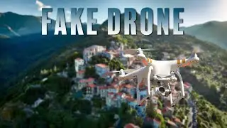 Movimento simulando um drone no  Photoshop!