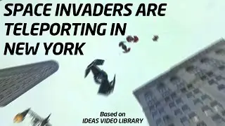 Space invaders in New York (from NYC mini 360 pack)