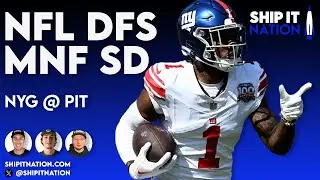 NFL Week 8 MNF Showdown | Giants @ Steelers | DraftKings DFS Picks, Plays & Process