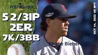 [ALDS] Shane Bieber | Oct 14, 2022 | MLB highlights