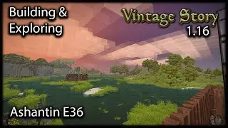 Vintage Story Gameplay 1.16 E36 Building, Fruit Tree Progress & Problems, Cleaver & Exploring
