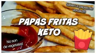 LA MEJOR RECETA DE PAPAS A LA FRANCESA KETO | FRENCH FRIES | DIETA CETOGÉNICA | HEAVENLY FAN RECIPE