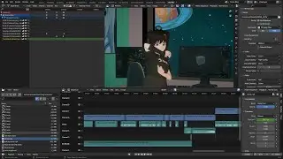Creating my VSE workspace in Blender ...cuz I'm switching to Blender for video editing 🥲😓