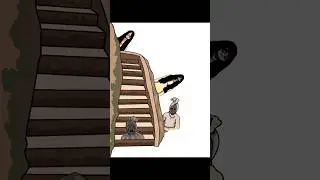 #shorts spooky stairs | tangga horor #spooky #thriller