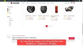 Partdo - Shop Sidebar Options