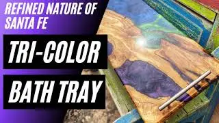 Tri-Color Epoxy Resin Bath Tray Tutorial | How To