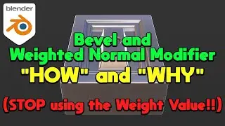 Bevel and Weighted Normal Modifier -- The 