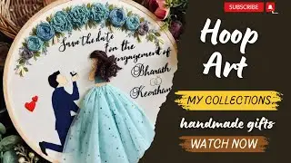 beginner friendly custom hoop art tutorial | Customised invitation 