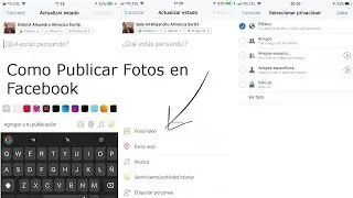Como subir fotos a Facebook desde un celular
