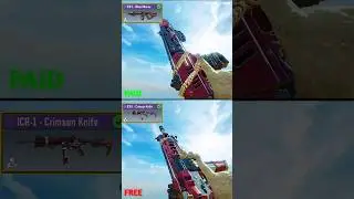 PAID Vs FREE Epic ICR-1 In COD Mobile 💀
