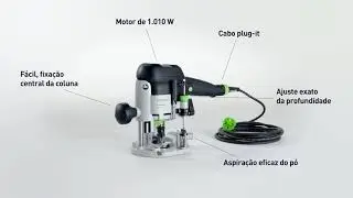 Ferramentas Festool - Fresadora OF 1010 EBQ