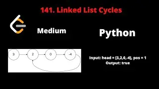 LEETCODE 141 LINKED LIST CYCLES PYTHON