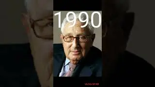 Henry Kissinger over the years 1933-2023 evolution 