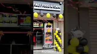 1.M views Cafe opening balloon Decoration 😍