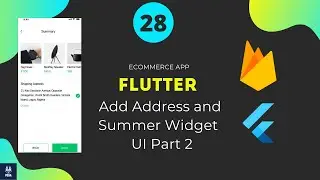 Flutter E Commerce Add Address and Summer Widget  UI Part 2 | بالعربي