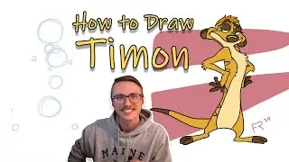 How to Draw Disney's Timon | Let's Draw Together