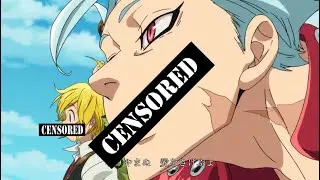The Seven Deadly Sins but with unnecessary censorship (dub)