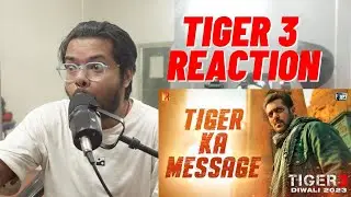 Tiger 3 REACTION | Salman Khan, Katrina Kaif | Maneesh Sharma | Shahrukh Khan | YRF Spy Universe