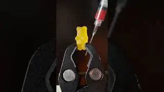 Gummy bear (ASMR close up/ macro) #macro #asmrvideo #satisfying #asmrsounds #closeup