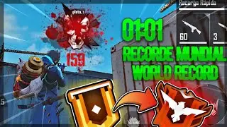 Do OURO pro MESTRE SPEEDRUN Free Fire RECORDE MUNDIAL