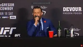 Пресс-конференция Конора Магрегора и Ковбоя Серроне после UFC 246