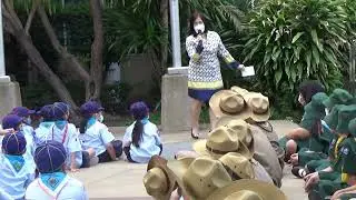 คุณหมอจากโรงพยาบาลลาดพร้าวมาให้ความรู้กับนักเรียนโรงเรียนสองภาษาลาดพร้าว