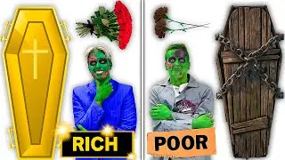 Богатый vs Бедный зомби Челлендж!