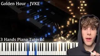 Golden Hour But it Sounds Like 3 Hands Playing - Piano Tutorial (Midi + Sheets included)